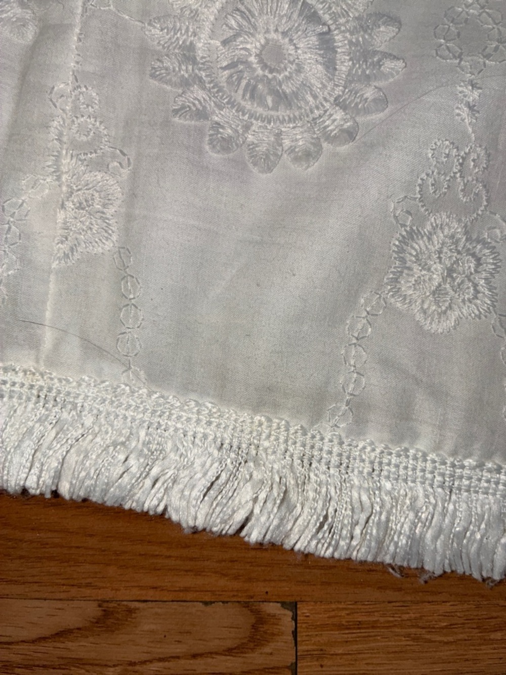 Walter Baker White Embroidered Fringe Mini Skirt - Picture 6 of 8